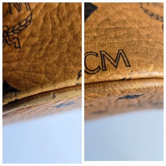 MCM Visetos Tote Bag Cognac - Picture 14 of 16